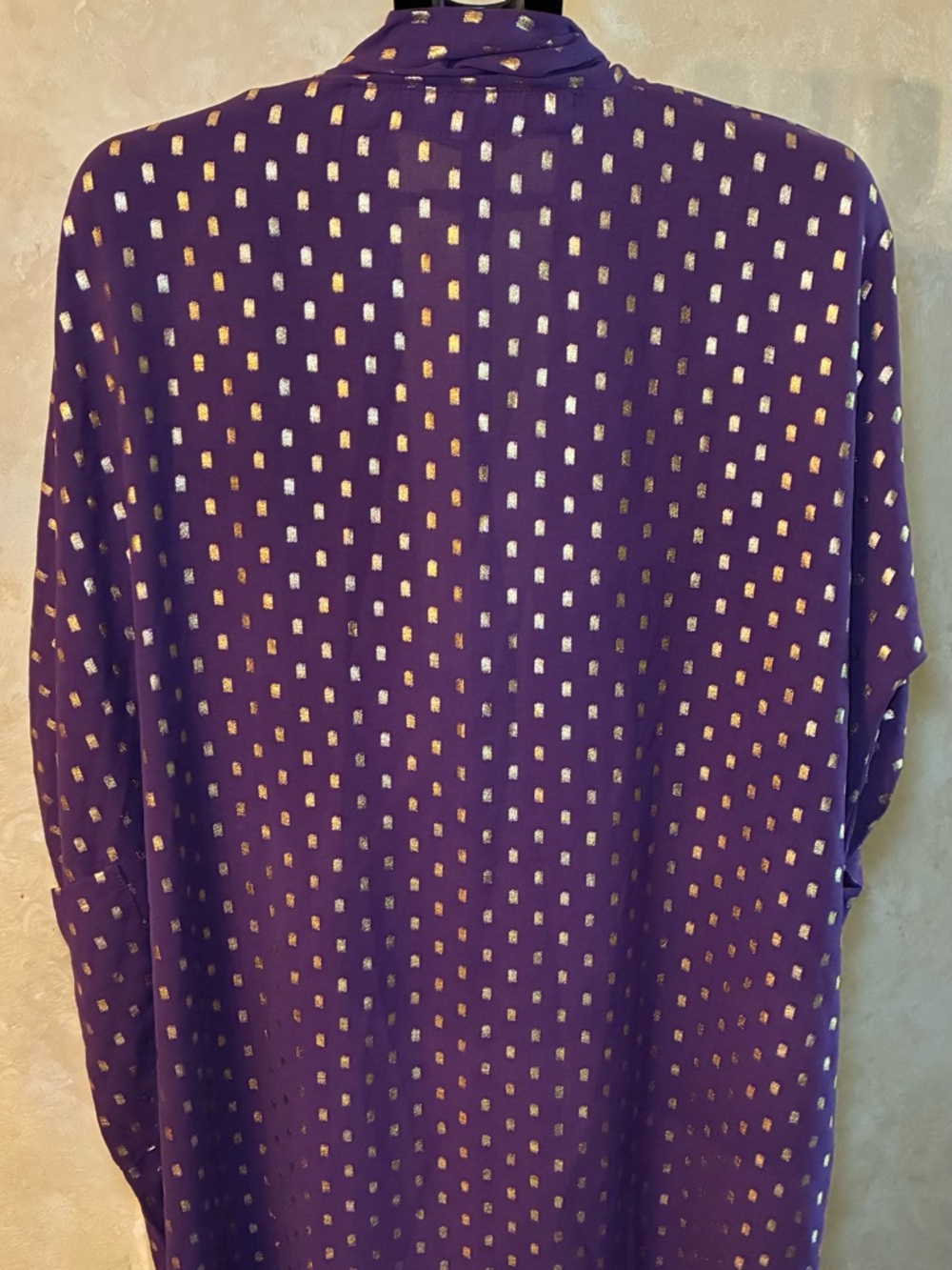 Purple and Gold Robe - Picture 2 of 3